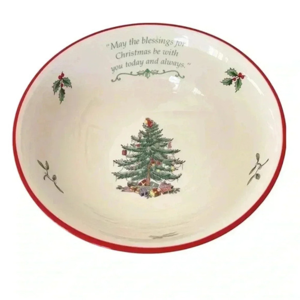 NEW Spode Christmas Tree Annual Candy Bowl